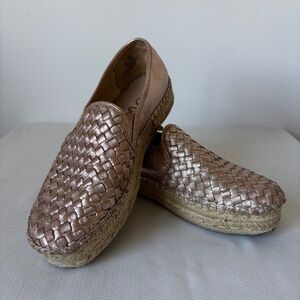 Sam Edelman Rose Gold Platform Catherine Espadrilles